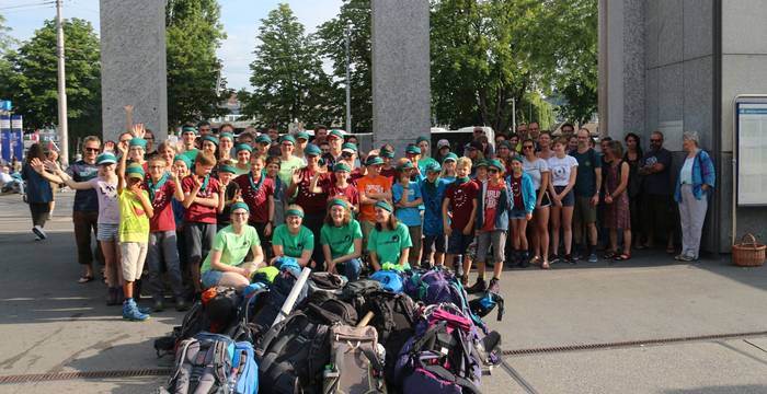 Sommerlager «Allegra Tannenhäher – Das Nationalparkabenteuer» Tag 1