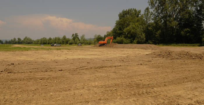 Gestaltung der Flutmulden - Foto: Niklaus Troxler
